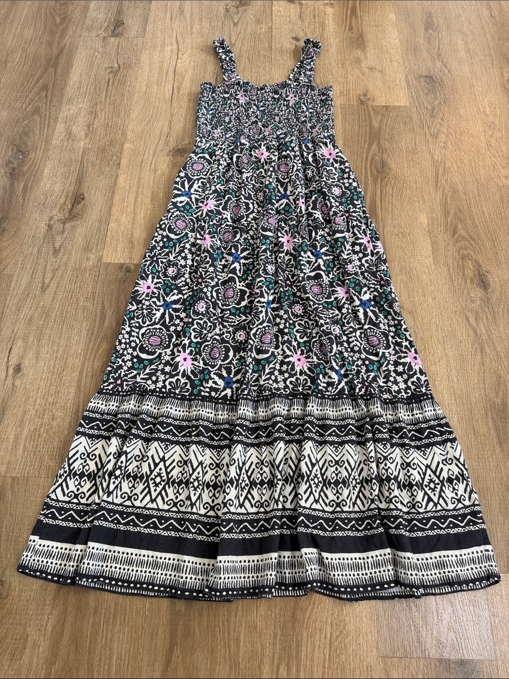 Marine Layer Resort Selene Dress Floral Boho Maxi - Picture 9 of 12
